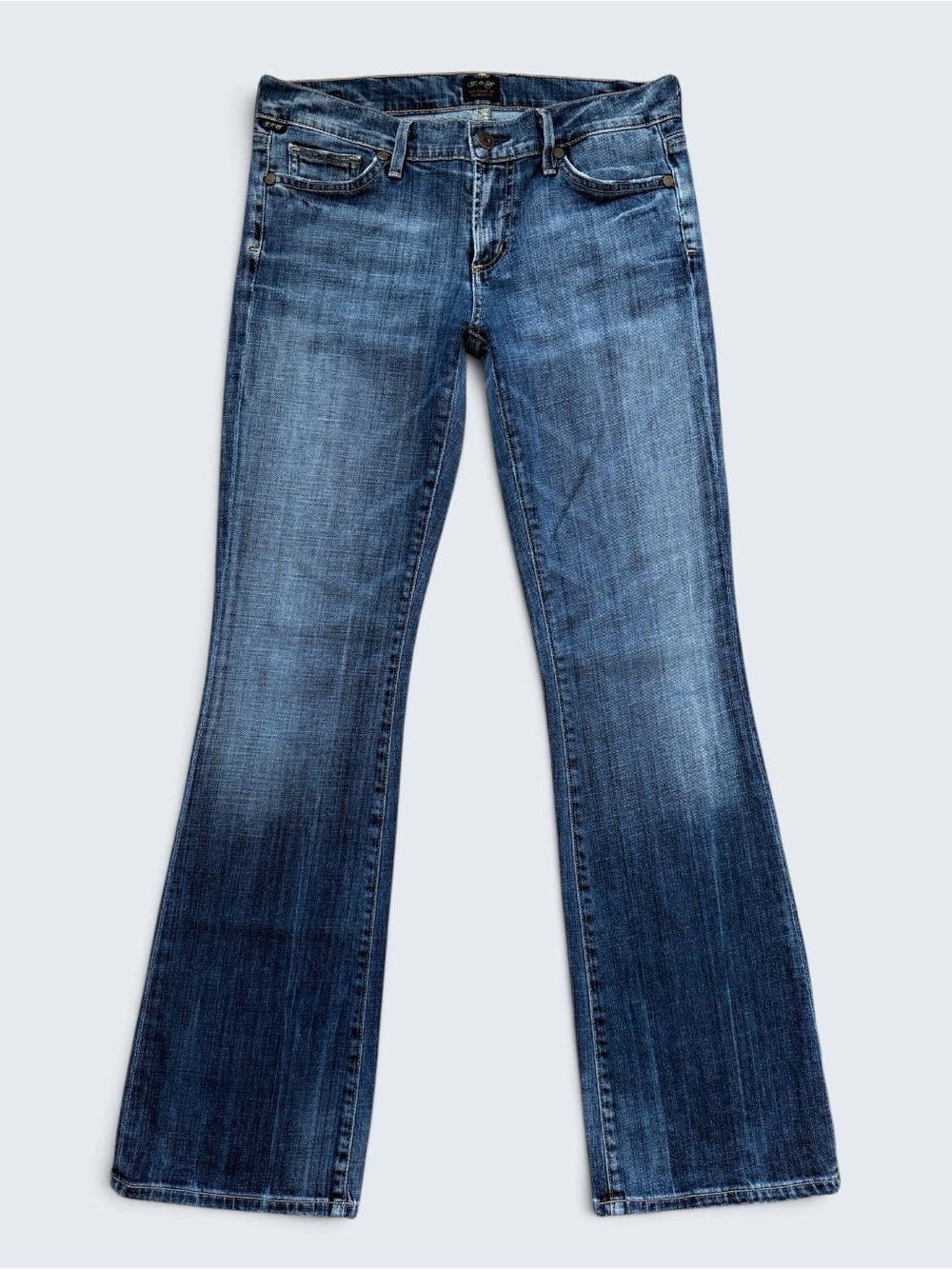 Citizens of Humanity Dita Petite Bootcut Jeans 27 Low Rise Medium Wash Stretch